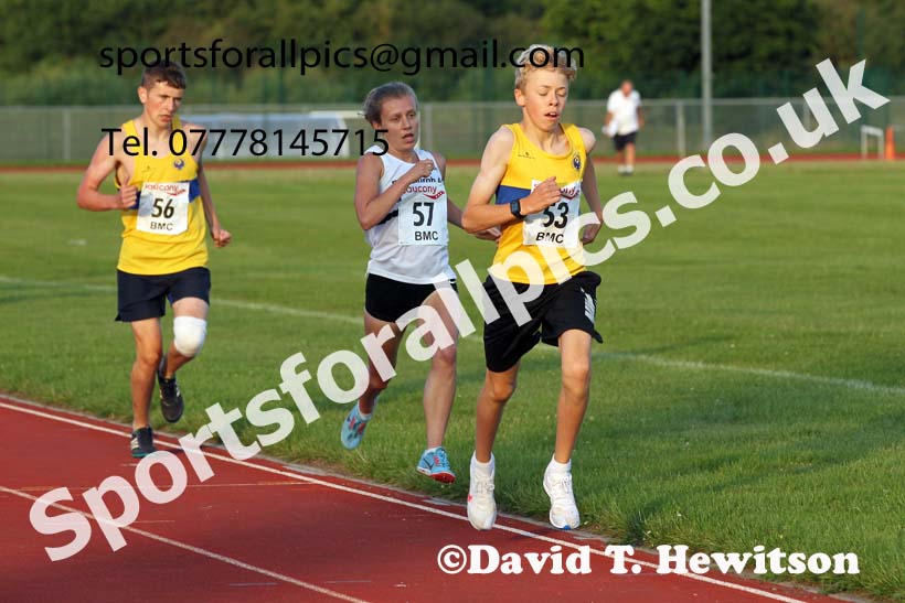 BMC 1500 metres, BMC, Chester le Street, July 19th. Photo: David T. Hewitson/Sports for All Pics